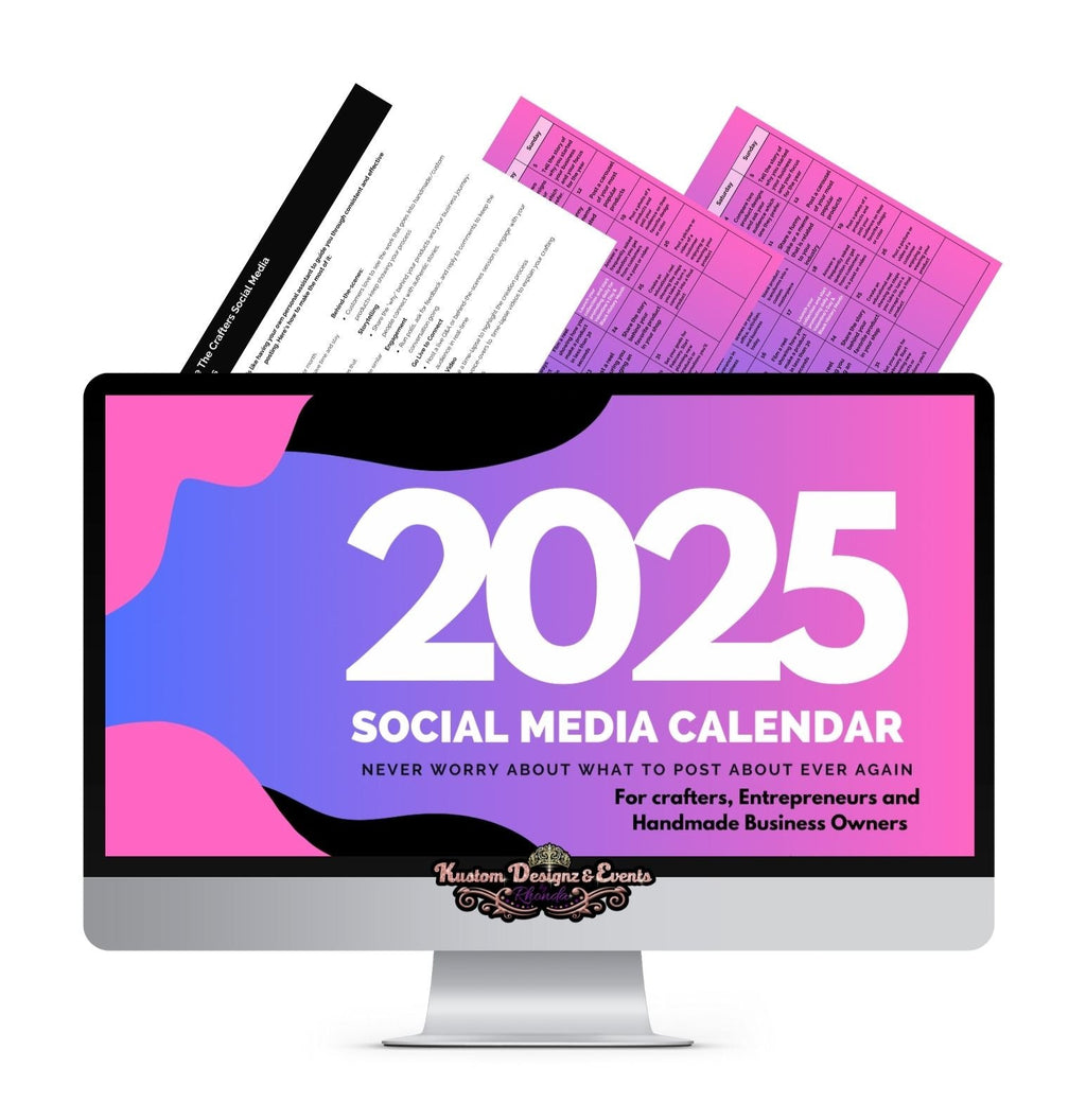 2025 Calendar for Your Creative Business (Digital Download Only)