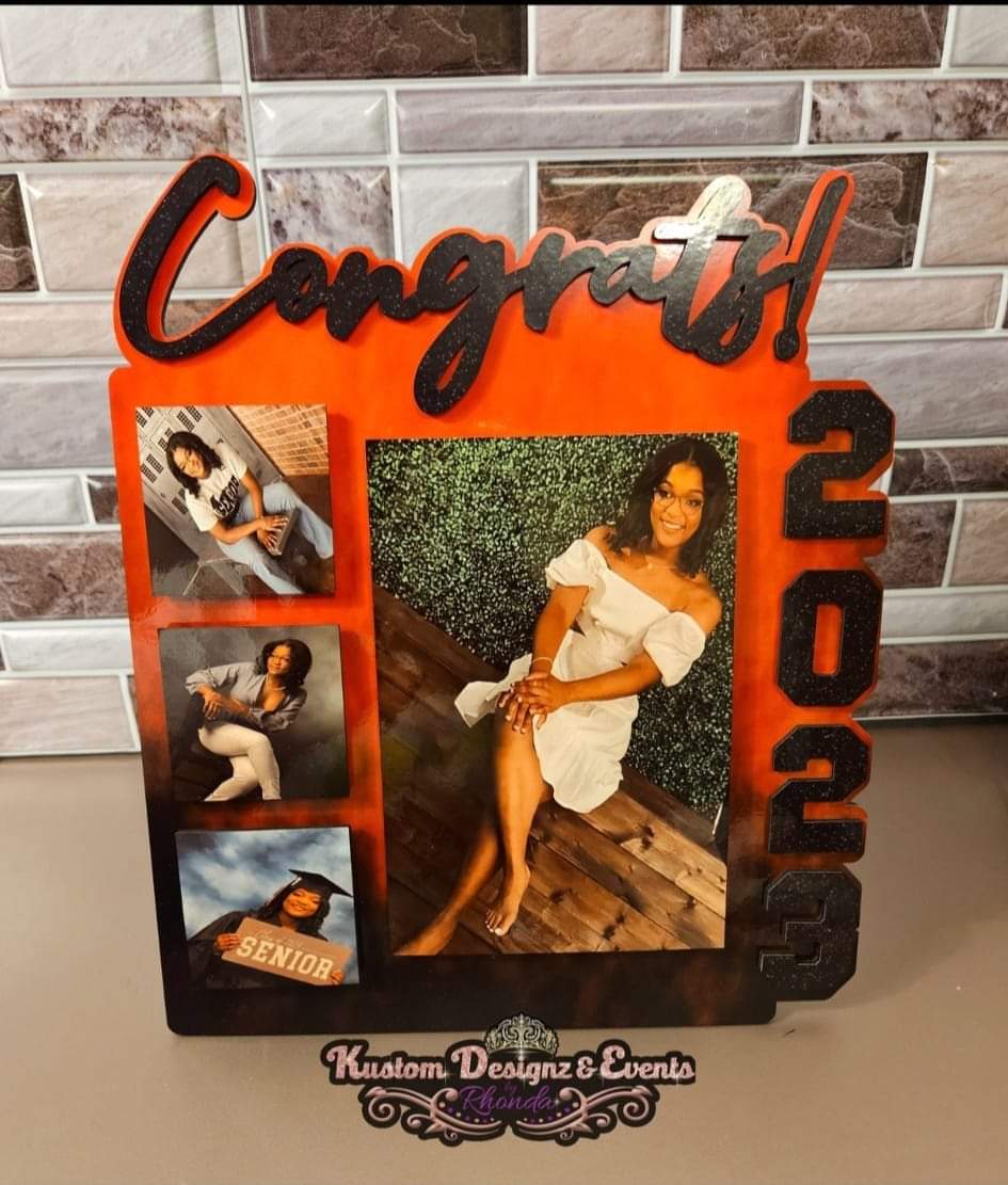 Custom 3D Grad Photo Frame