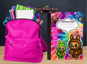 Labubu Composition Notebook Front & Back Cover (Digital Download Only)