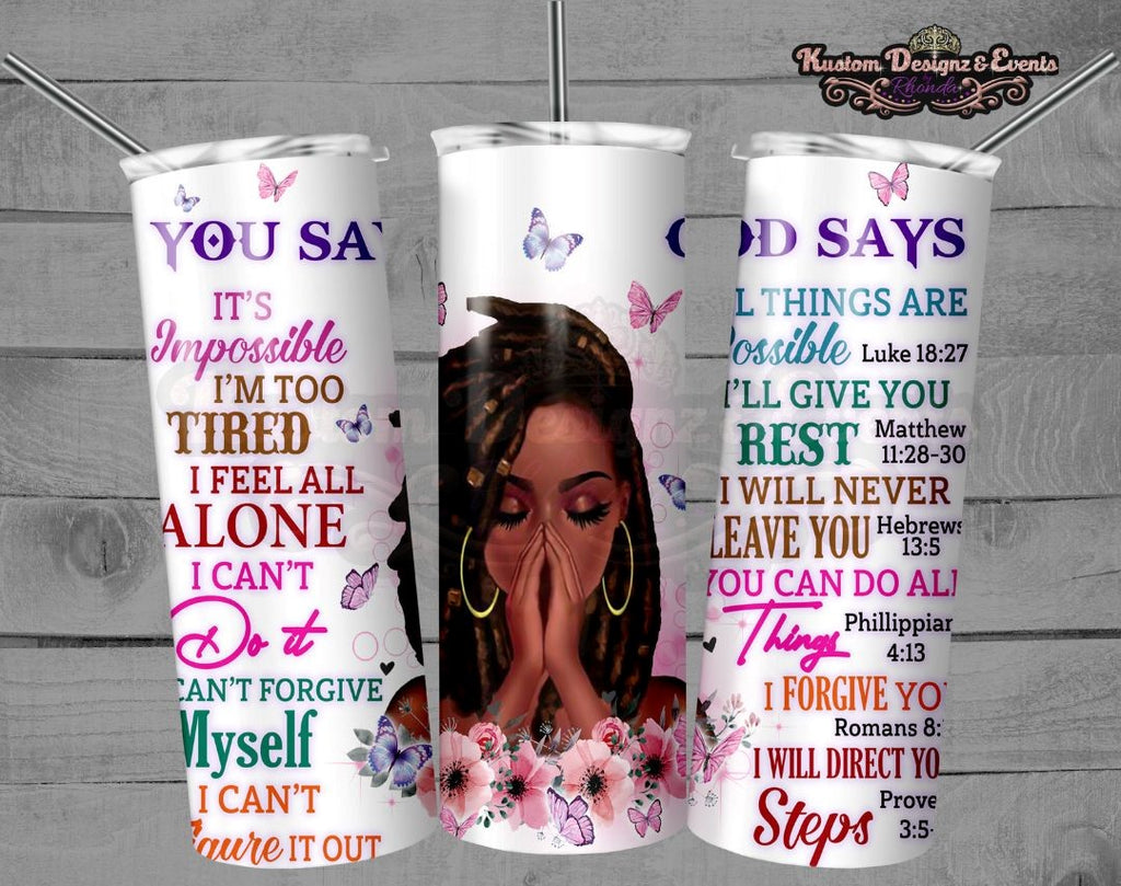 Scripture Tumbler