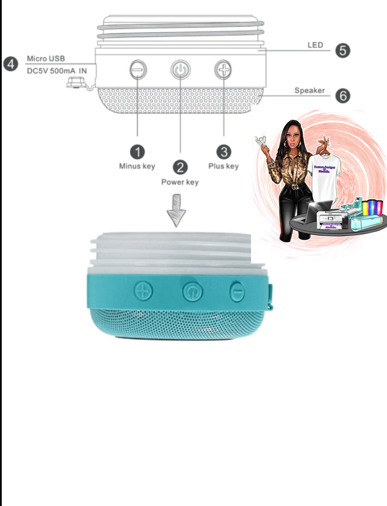 Bluetooth Speaker Tumbler